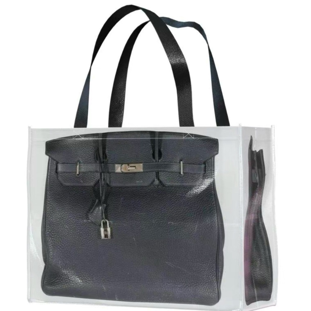 Plastic designer shopping bag